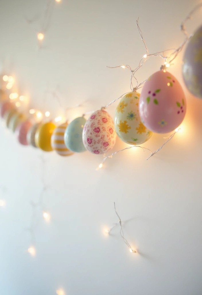 12 Adorable Easter Crafts for Families That Will Make Your Holiday Extra Special! - 1. DIY Easter Egg Garland