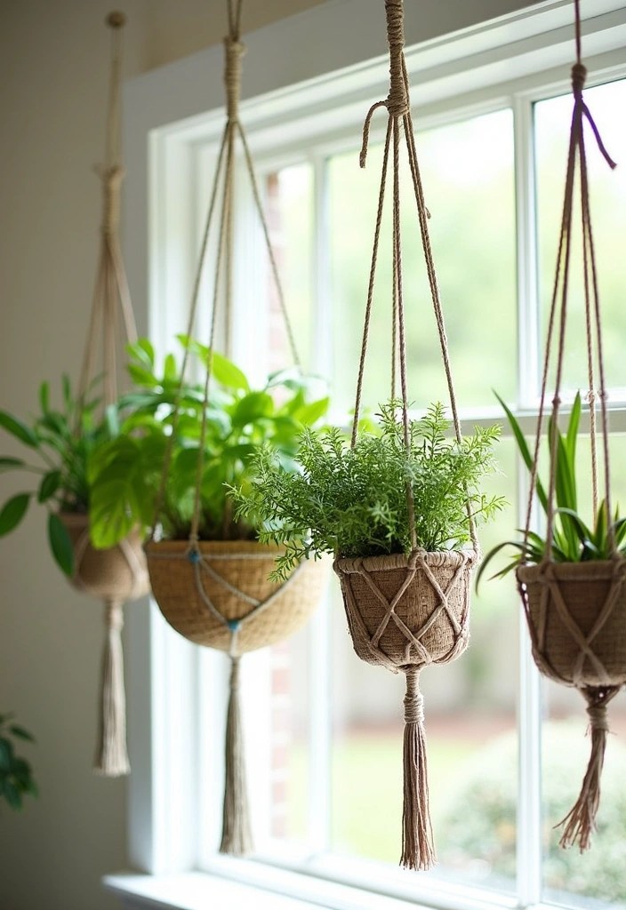 14 Easy DIY Spring Decor Projects That'll Transform Your Home Without Breaking the Bank! - 10. DIY Hanging Planters