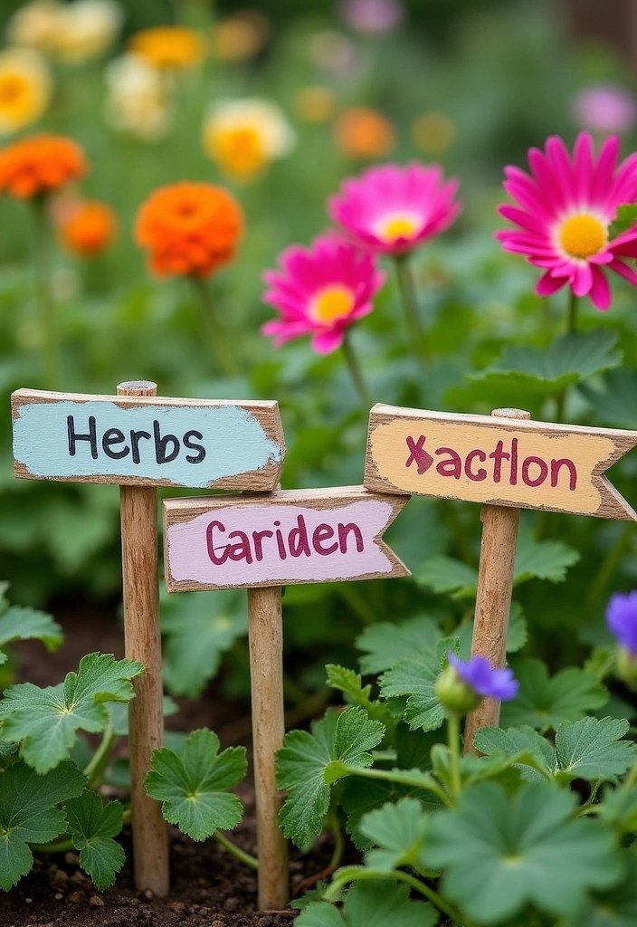 14 Easy DIY Spring Decor Projects That'll Transform Your Home Without Breaking the Bank! - 12. DIY Garden Markers