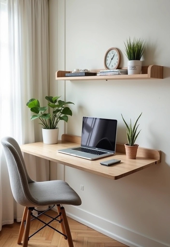 15 DIY Storage Furniture Ideas That Will Organize Your Life (#11 Is Genius!) - 11. Clever Folding Wall Desk