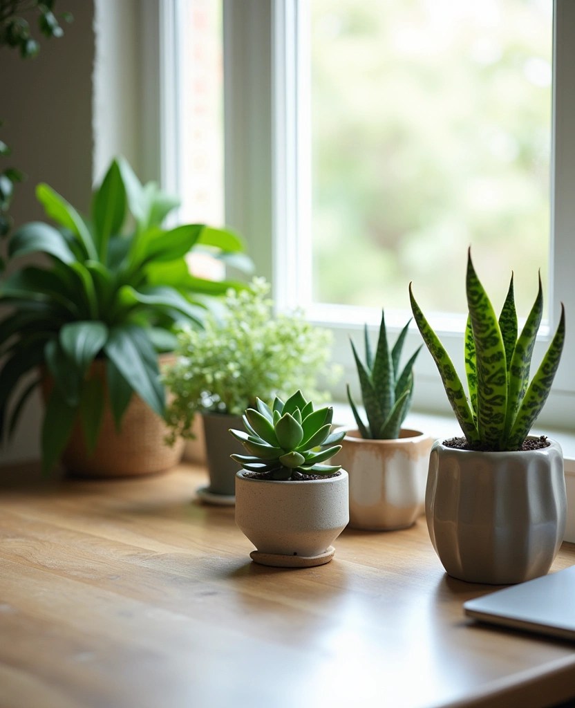 15 Office Decor Ideas That Will Transform Your Workspace Into a Productivity Powerhouse! - 1. Bring in the Green: Indoor Plants
