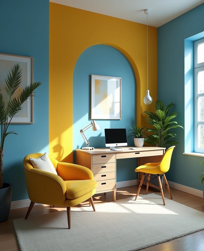 15 Office Decor Ideas That Will Transform Your Workspace Into a Productivity Powerhouse! - 11. Use Color Theory to Your Advantage