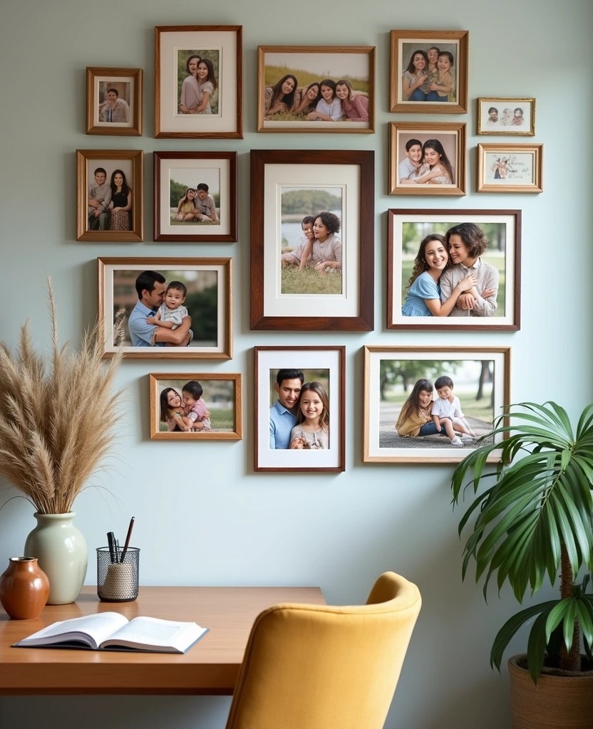 15 Office Decor Ideas That Will Transform Your Workspace Into a Productivity Powerhouse! - 5. Personalize with Photos and Mementos