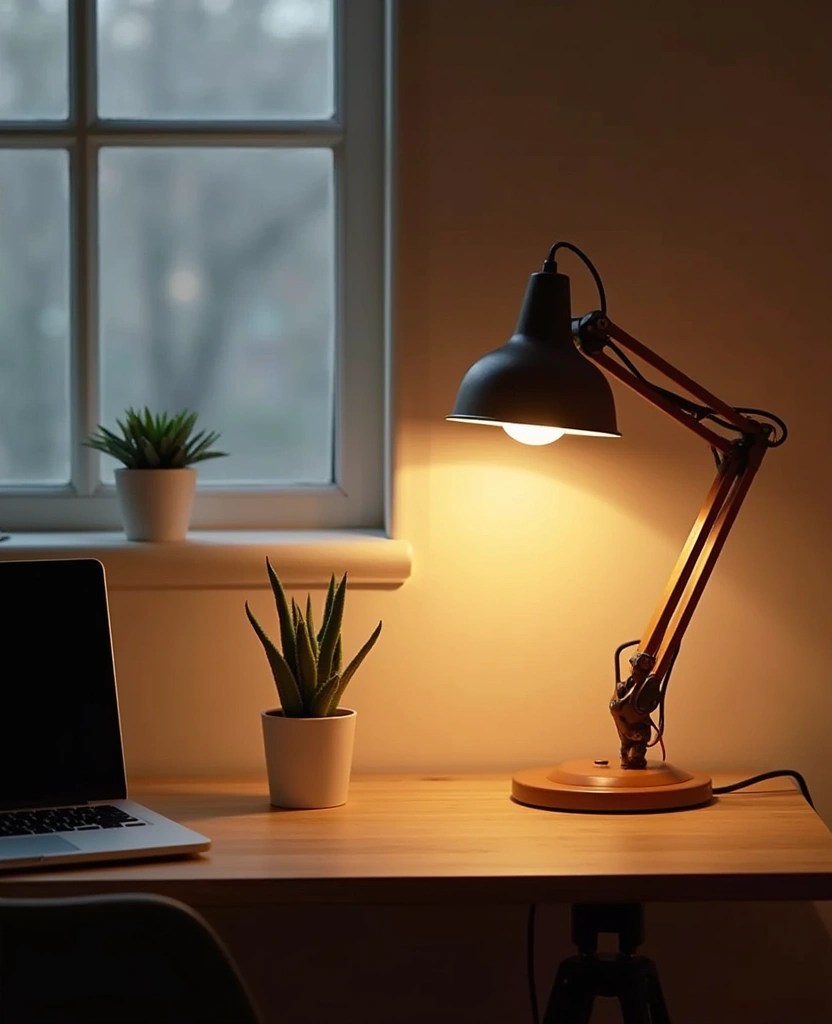 15 Office Decor Ideas That Will Transform Your Workspace Into a Productivity Powerhouse! - 6. Optimize Lighting with Decorative Lamps