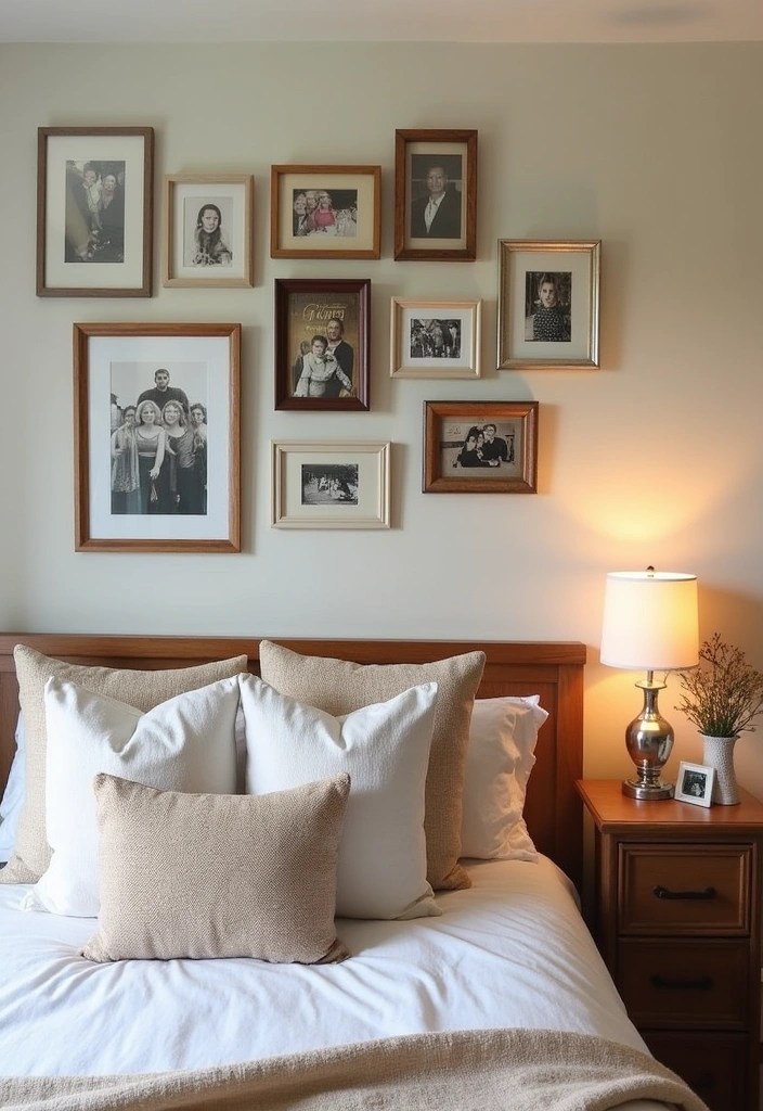 15 Stunning Bedroom Refresh Ideas That'll Make You Want to Stay in Bed Forever! - 7. Personal Touches with Photos