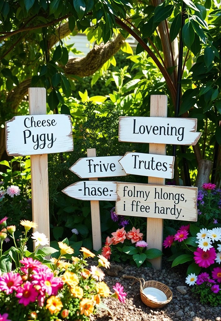 20 Easy DIY Home Projects That Will Transform Your Space Without Breaking the Bank! - 12. Painted Wooden Signs