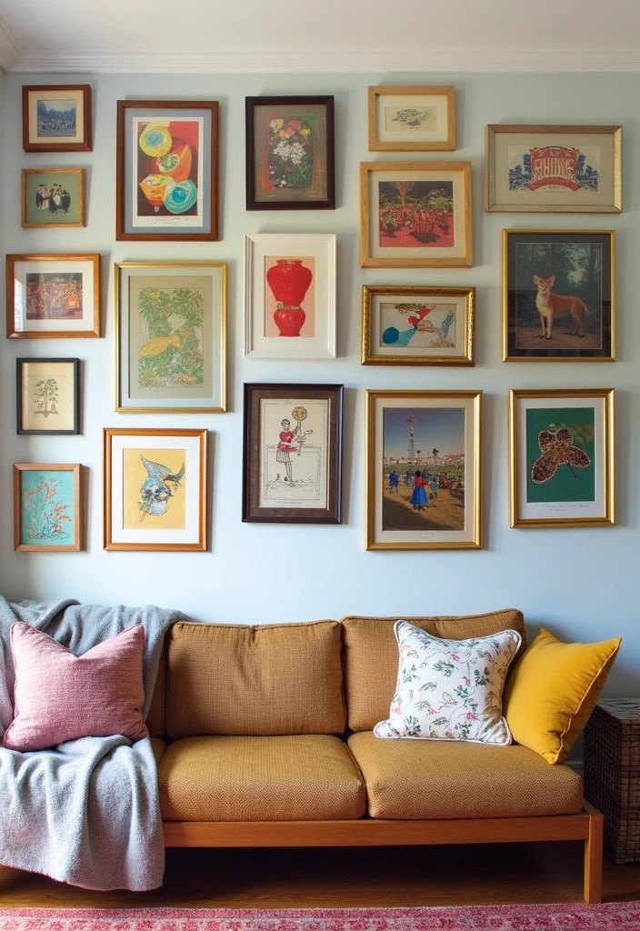 20 Exciting Home Decor Trends to Embrace in 2025 - 18. Eclectic Gallery Walls