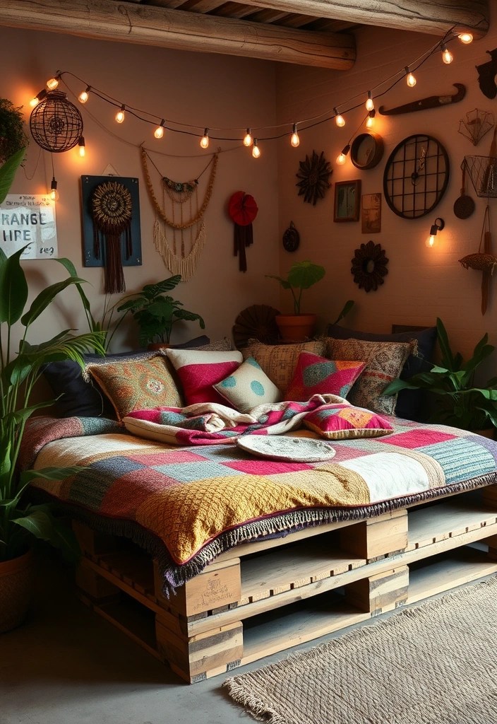 21 Dreamy Bedroom Makeovers That Cost Less Than $100 (You’ll Love #4!) - 3. DIY Wooden Pallet Bed Frame