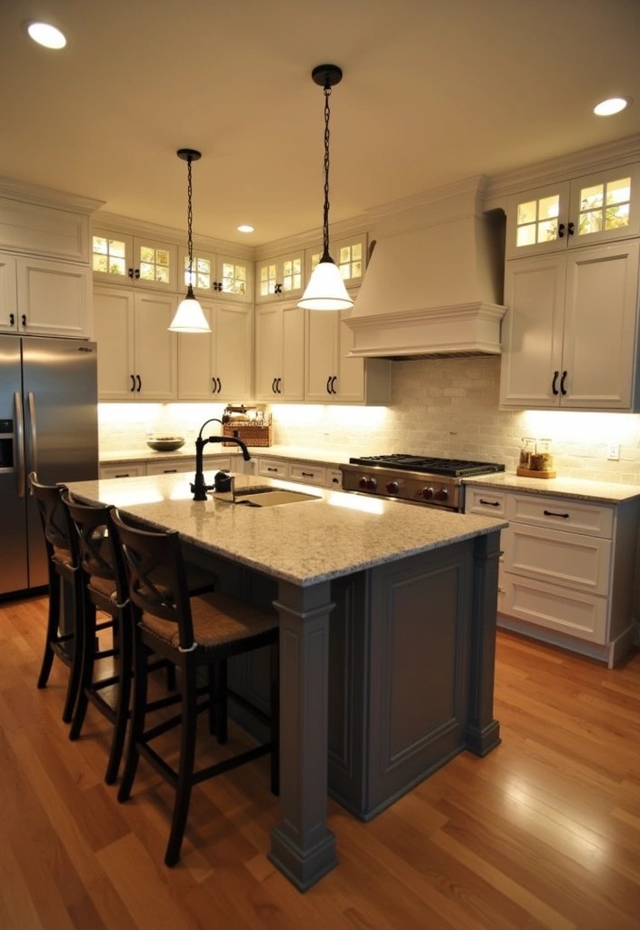 21 Stunning Kitchen Decor Trends You Need to Try in 2025 (You Won't Believe #8!) - 15. Layered Lighting