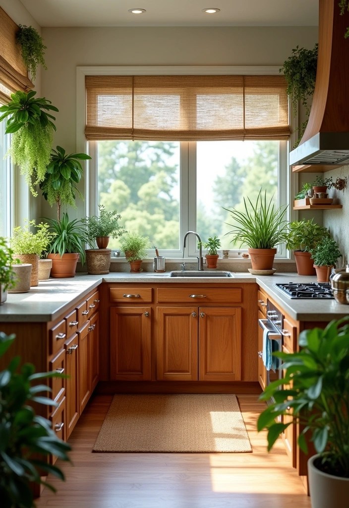 21 Stunning Kitchen Decor Trends You Need to Try in 2025 (You Won't Believe #8!) - 8. Nature-Inspired Decor