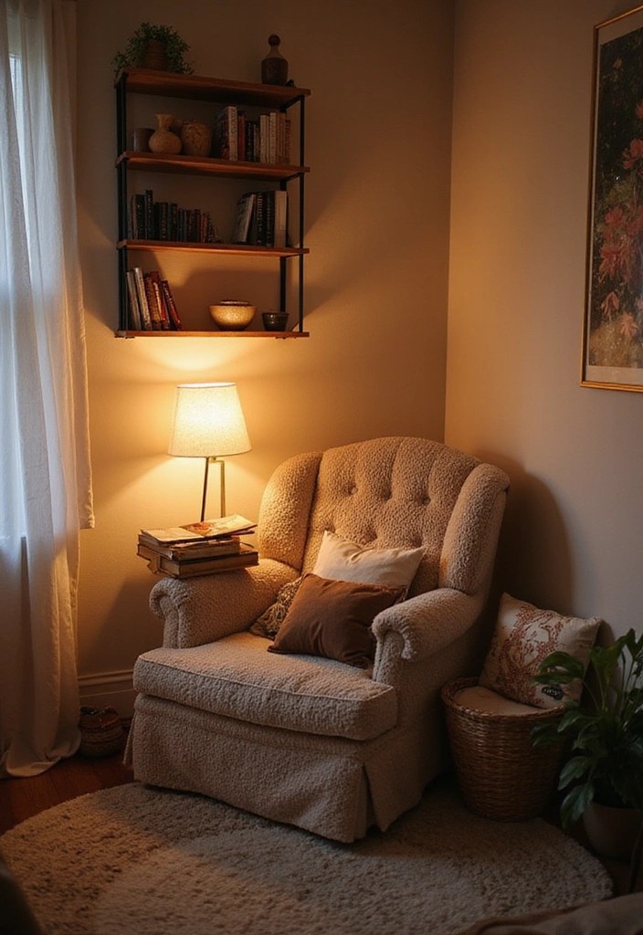 15 Dreamy Boho Bedroom Ideas That Will Transform Your Sleep Space into a Serene Oasis! - 10. Cozy Reading Nooks