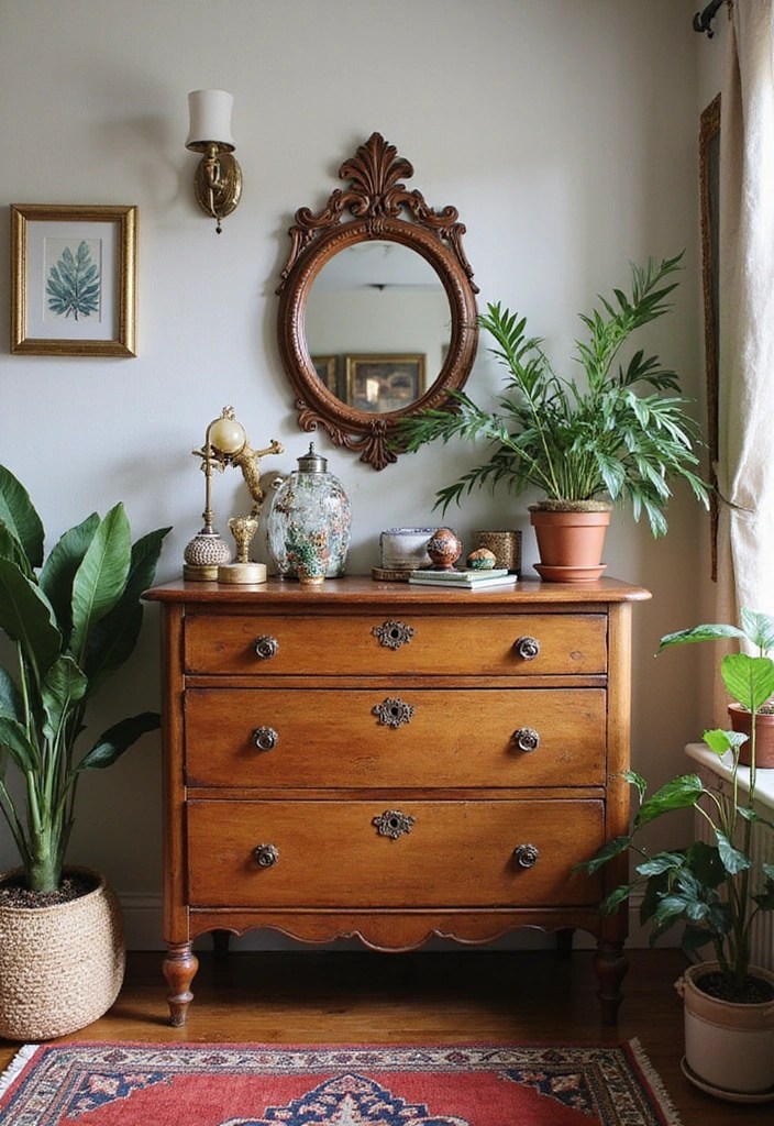 15 Dreamy Boho Bedroom Ideas That Will Transform Your Sleep Space into a Serene Oasis! - 7. Vintage and Thrifted Finds